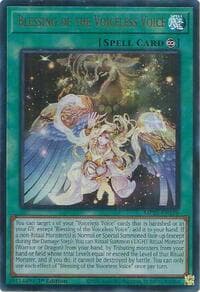 Blessing of the Voiceless Voice - 2025 Mega-Pack - YuGiOh card