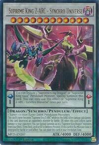 Supreme King Z-ARC - Synchro Universe - 2025 Mega-Pack - YuGiOh card