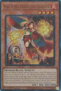 Fire King Courtier Ulcanix - 2025 Mega-Pack - YuGiOh card