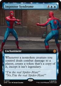 Impostor Syndrome (Extended Art) - Marvel's Spider-Man - Magic: The Gathering card
