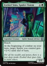 Ezekiel Sims, Spider-Totem - Marvel's Spider-Man - Magic: The Gathering card