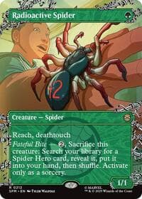 Radioactive Spider (Borderless) - Marvel's Spider-Man - Magic: The Gathering card