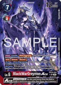 BlackWarGreymon ACE (Alternate Art) - Sinister Order - Digimon Card Game card