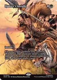Hunter's Insight (Borderless) - Marvel Universe Eternal-Legal - Magic: The Gathering card