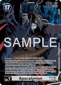 Apocalymon (Alternate Art) - Sinister Order - Digimon Card Game card