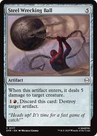 Steel Wrecking Ball - Marvel's Spider-Man - Magic: The Gathering card