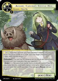 Agrade, Carlina's Truffle Hog - Descent into the Raven's Catacombs - Force of Will card