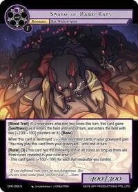 Swarm of Rabid Rats - Descent into the Raven's Catacombs - Force of Will card