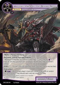 Malphas, Omen of the Bloody Night - Descent into the Raven's Catacombs - Force of Will card