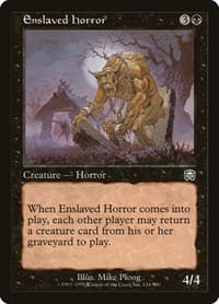 Enslaved Horror - Mercadian Masques - Magic: The Gathering card