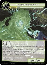 Crystal-Hearted Slime - Descent into the Raven's Catacombs - Force of Will card