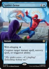 Spider-Sense (Extended Art) - Marvel's Spider-Man - Magic: The Gathering card