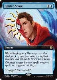 Spider-Sense (Extended Art) - Buy-A-Box Promos - Magic: The Gathering card