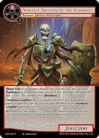 Vengeful Skeleton of the Fumaroles - Descent into the Raven's Catacombs - Force of Will card