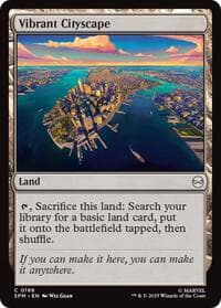 Vibrant Cityscape - Marvel's Spider-Man - Magic: The Gathering card