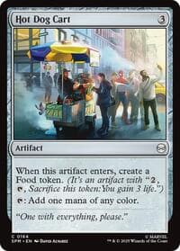 Hot Dog Cart - Marvel's Spider-Man - Magic: The Gathering card