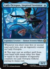 Lady Octopus, Inspired Inventor - Marvel's Spider-Man - Magic: The Gathering card