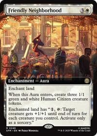 Friendly Neighborhood (Extended Art) - Marvel's Spider-Man - Magic: The Gathering card