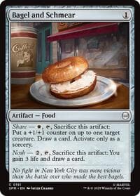 Bagel and Schmear - Marvel's Spider-Man - Magic: The Gathering card