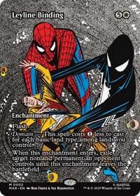 Leyline Binding (Borderless) - Marvel Universe Eternal-Legal - Magic: The Gathering card
