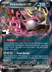 Fezandipiti ex - 038/064 (Series 7) - Prize Pack Series Cards - Pokemon card