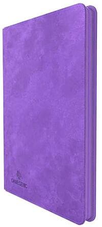 GameGenic Zip-Up Album 18-Pocket Side-Loading - Purple - GameGenic Storage Albums - Storage Albums card