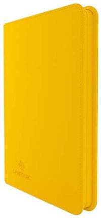 GameGenic Zip-Up Album 8-Pocket Side-Loading - Yellow - GameGenic Storage Albums - Storage Albums card