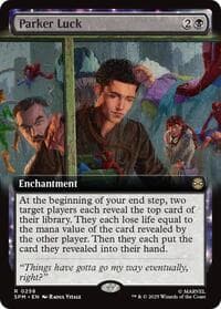Parker Luck (Extended Art) - Marvel's Spider-Man - Magic: The Gathering card