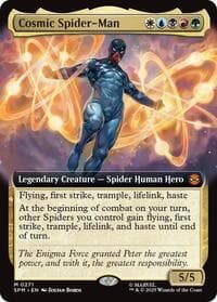 Cosmic Spider-Man (Extended Art) - Marvel's Spider-Man - Magic: The Gathering card