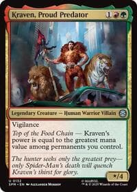 Kraven, Proud Predator - Marvel's Spider-Man - Magic: The Gathering card