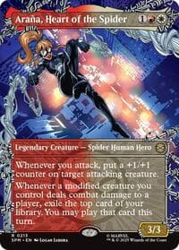 Arana, Heart of the Spider (Borderless) - Marvel's Spider-Man - Magic: The Gathering card