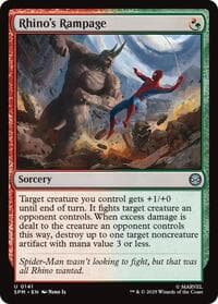 Rhino's Rampage - Marvel's Spider-Man - Magic: The Gathering card