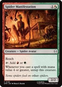 Spider Manifestation - Marvel's Spider-Man - Magic: The Gathering card