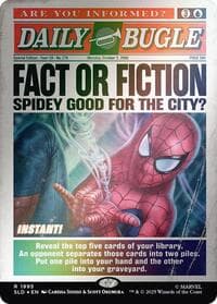 Fact or Fiction (1995) (Rainbow Foil) - Secret Lair Drop Series - Magic: The Gathering card