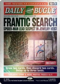Frantic Search (1996) (Rainbow Foil) - Secret Lair Drop Series - Magic: The Gathering card
