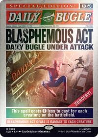Blasphemous Act (1998) (Rainbow Foil) - Secret Lair Drop Series - Magic: The Gathering card