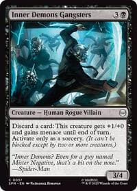 Inner Demons Gangsters - Marvel's Spider-Man - Magic: The Gathering card