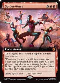 Spider-Verse (Extended Art) - Marvel's Spider-Man - Magic: The Gathering card