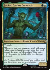 Jackal, Genius Geneticist - Marvel's Spider-Man - Magic: The Gathering card