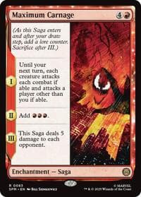 Maximum Carnage - Marvel's Spider-Man - Magic: The Gathering card