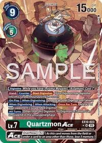 Quartzmon ACE (Alternate Art) - Sinister Order - Digimon Card Game card