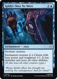 Spider-Man No More - Marvel's Spider-Man - Magic: The Gathering card