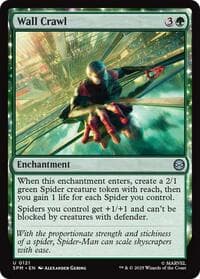 Wall Crawl - Marvel's Spider-Man - Magic: The Gathering card