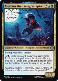 Morbius the Living Vampire - Marvel's Spider-Man - Magic: The Gathering card