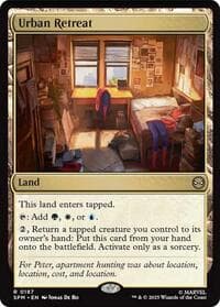 Urban Retreat - Marvel's Spider-Man - Magic: The Gathering card