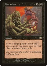 Extortion - Mercadian Masques - Magic: The Gathering card