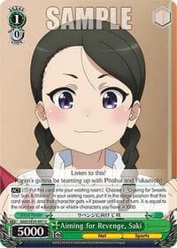 Aiming for Revenge, Saki - SAO Alternative–Gun Gale Online–2 Extra Booster - Weiss Schwarz card