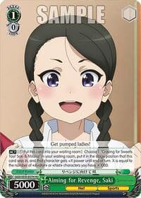 Aiming for Revenge, Saki (HU) - SAO Alternative–Gun Gale Online–2 Extra Booster - Weiss Schwarz card