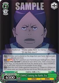"SHINC" Joining the Battle, Eva - SAO Alternative–Gun Gale Online–2 Extra Booster - Weiss Schwarz card