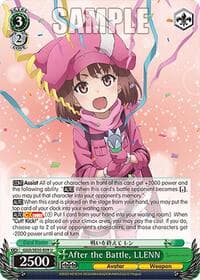 After the Battle, LLENN - SAO Alternative–Gun Gale Online–2 Extra Booster - Weiss Schwarz card